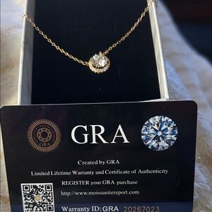 14k gold plated 2k Moissanite Diamond